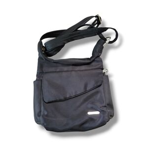 Travelon | Classic Black Anti-Theft Unisex Messenger Travel Bag (2011)